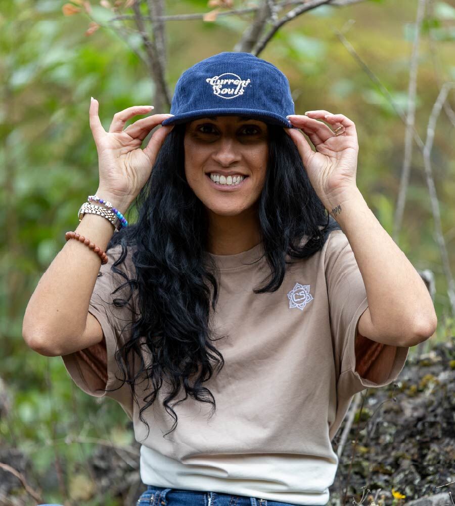 Terry Towel Hat Organic Corduroy Camper Cap - Image 1